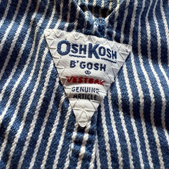 🇺🇸Genuine Vintage Oshkosh Vestbak Striped Overalls made in USA🇺🇸 - Picture 8 of 11